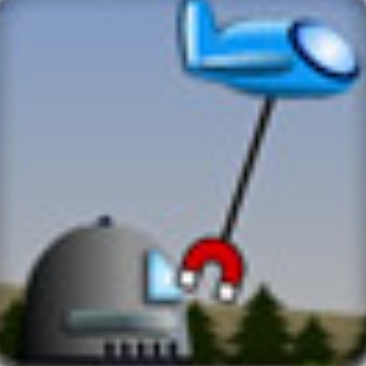 磁铁小飞机守城