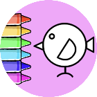 宝贝填色画板游戏图标