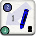 彩笔连数字2