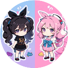 双人公主化妆游戏游戏图标